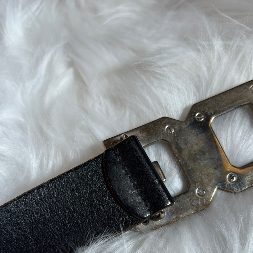 Dolce and Gabbana Black Leather Belt - Picture 3 of 8